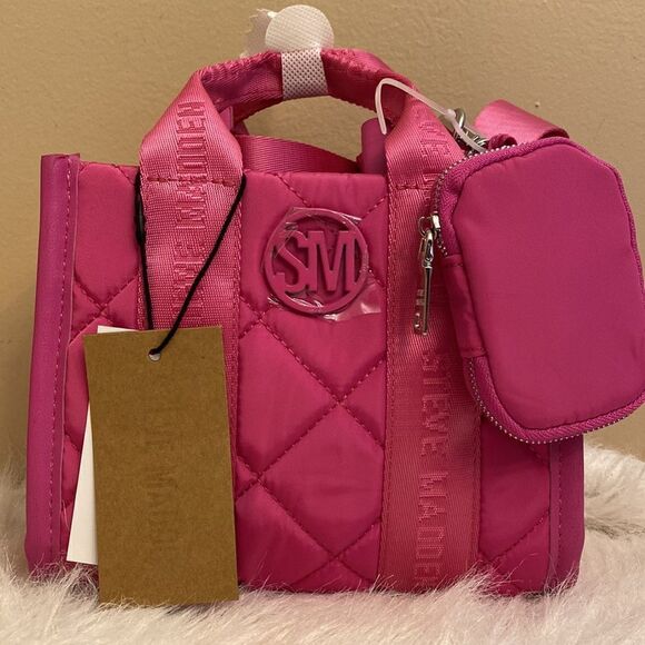 NWT Steve Madden Crossbody Bag w/ AirPod Case - Pink - Picture 10 of 10